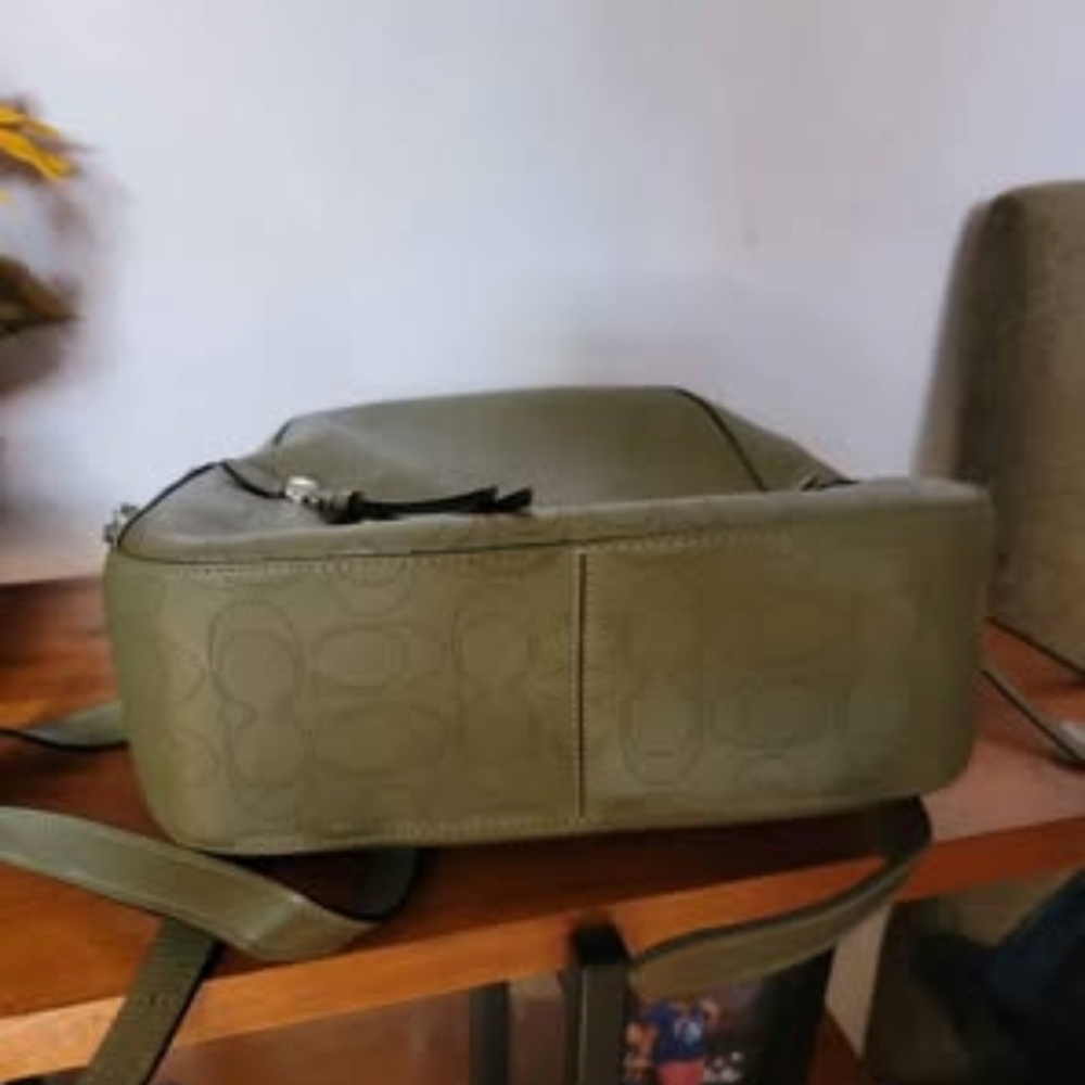 Coach Olive Green Backpack - image 6